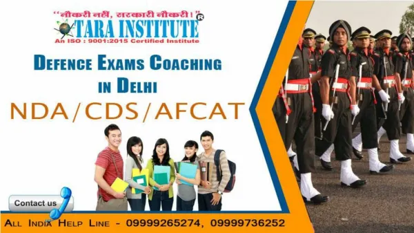 Defence Exams Coaching in Delhi