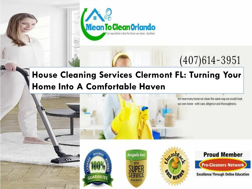 house cleaning services clermont fl turning your
