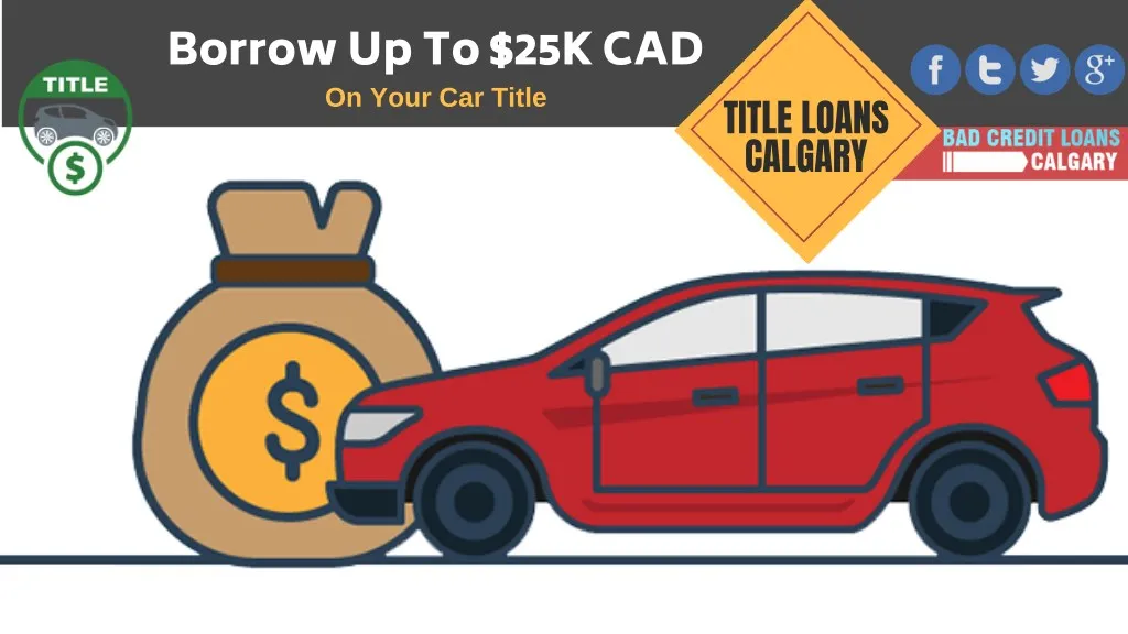 borrow up to 25k cad on your car title