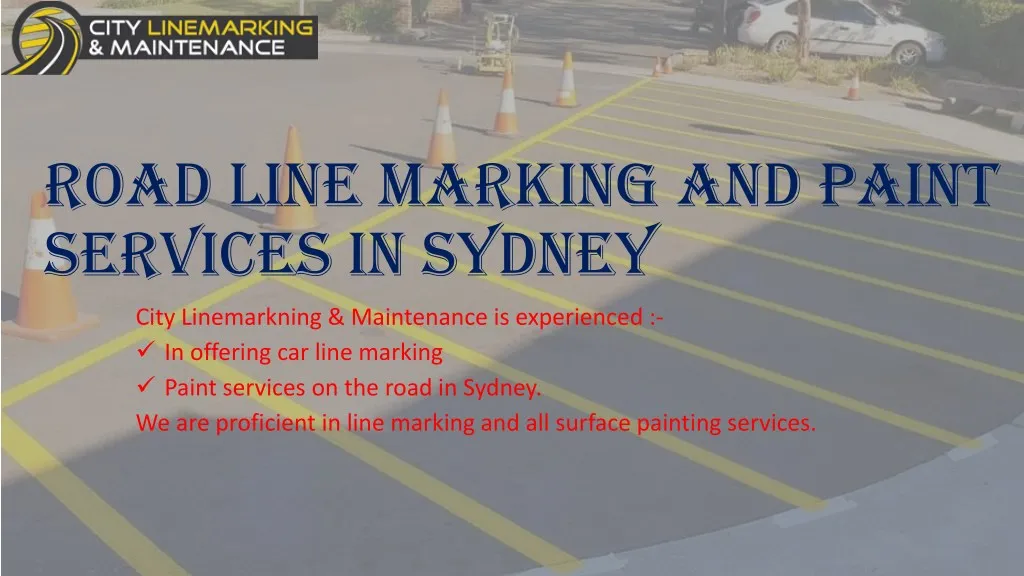road line marking and paint services in sydney