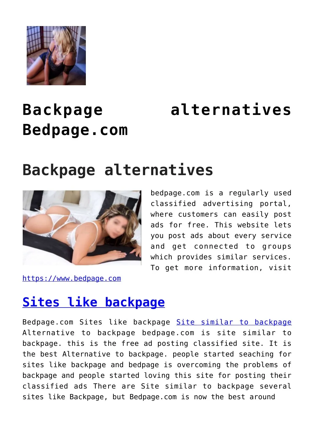 backpage bedpage com