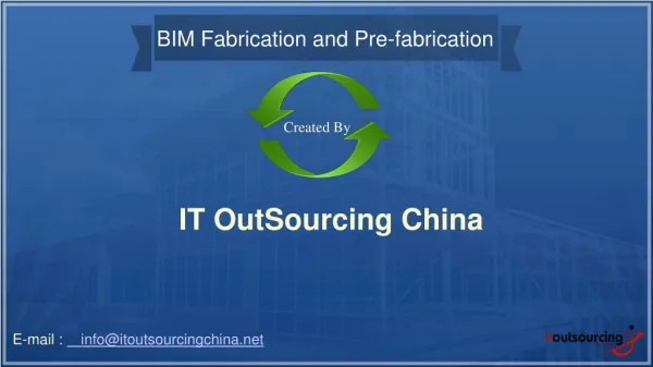 BIM Fabrication and Pre-fabrication Sydney - IT Outsourcing China