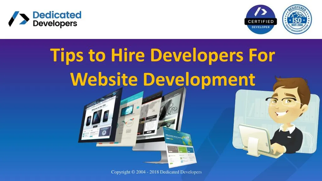 tips to hire developers for website development