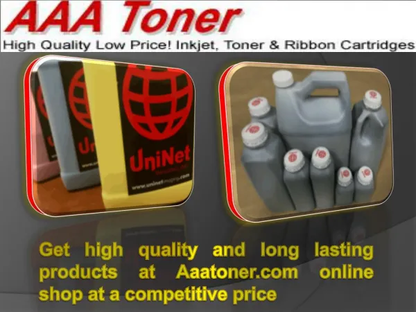 Get high quality and long lasting products at Aaatoner.com online shop at a competitive price