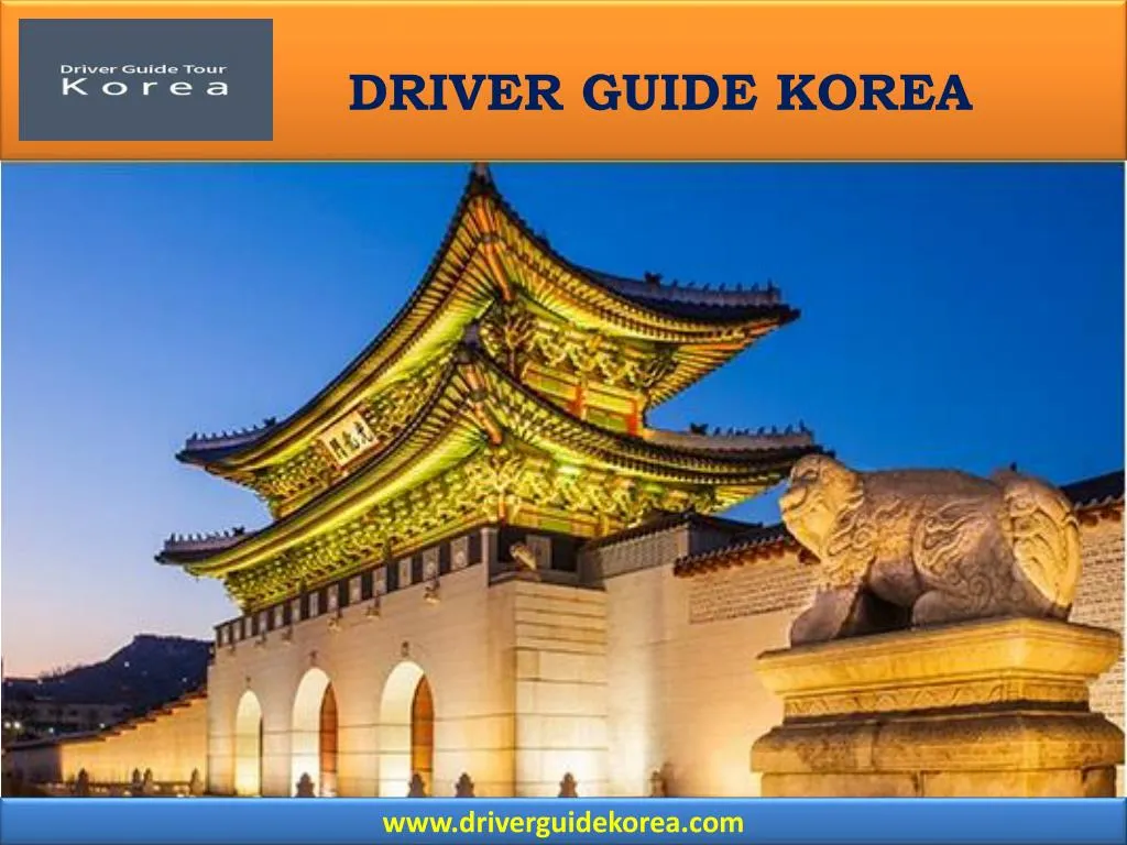 driver guide korea