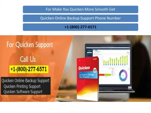 For Make You Quicken More Smooth Get Quicken Online Backup Support Phone Number