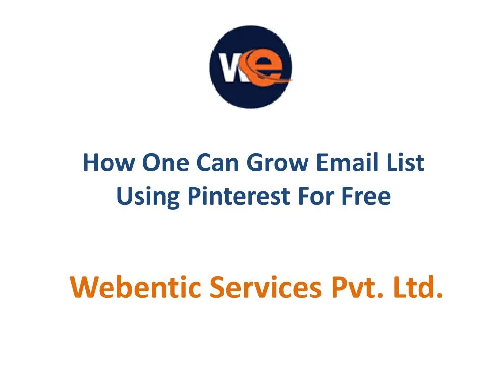 how one can grow email list using pinterest