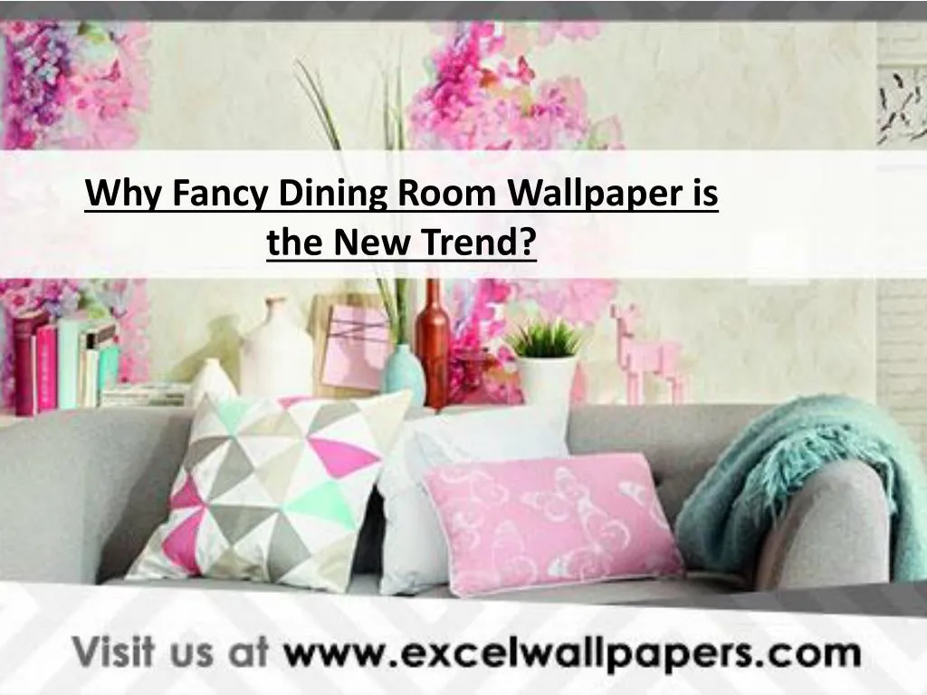 why fancy dining room wallpaper is the new trend