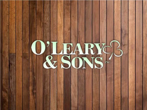 Oleary And Sons