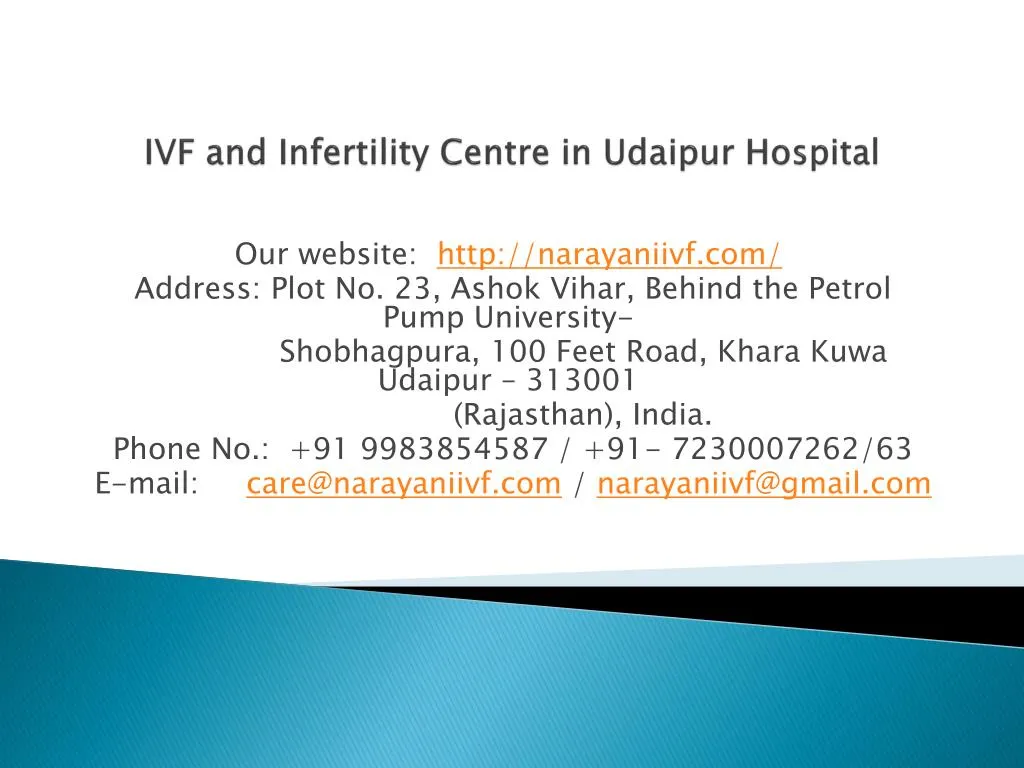 ivf and infertility centre in udaipur hospital