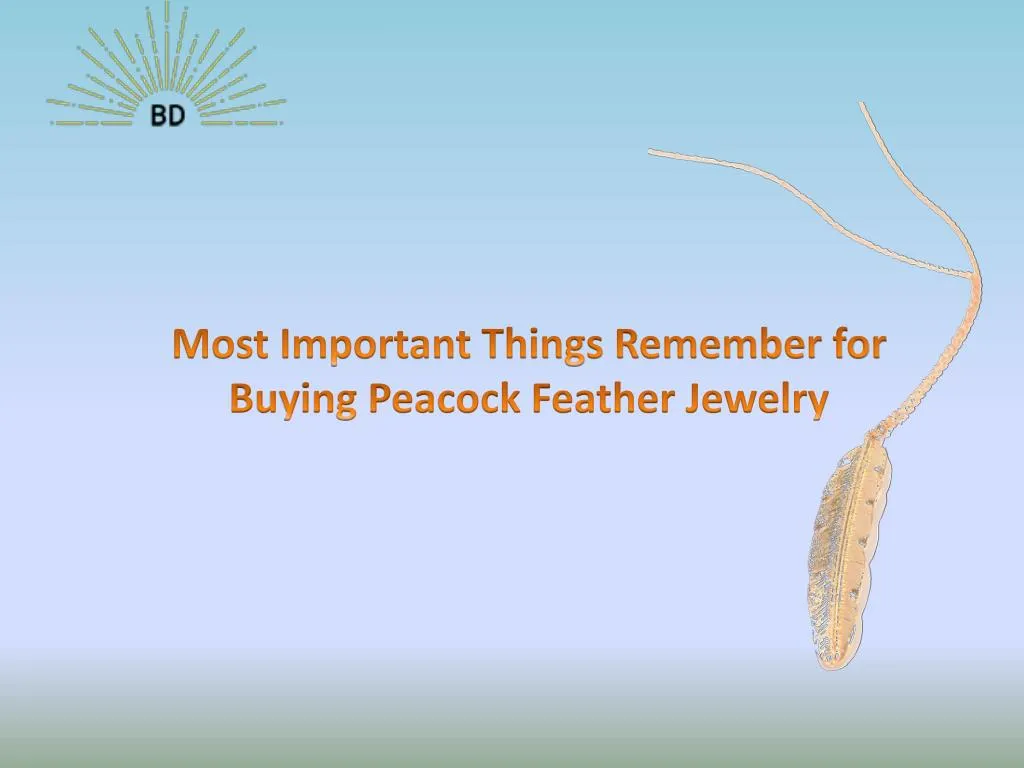 most important things remember for buying peacock