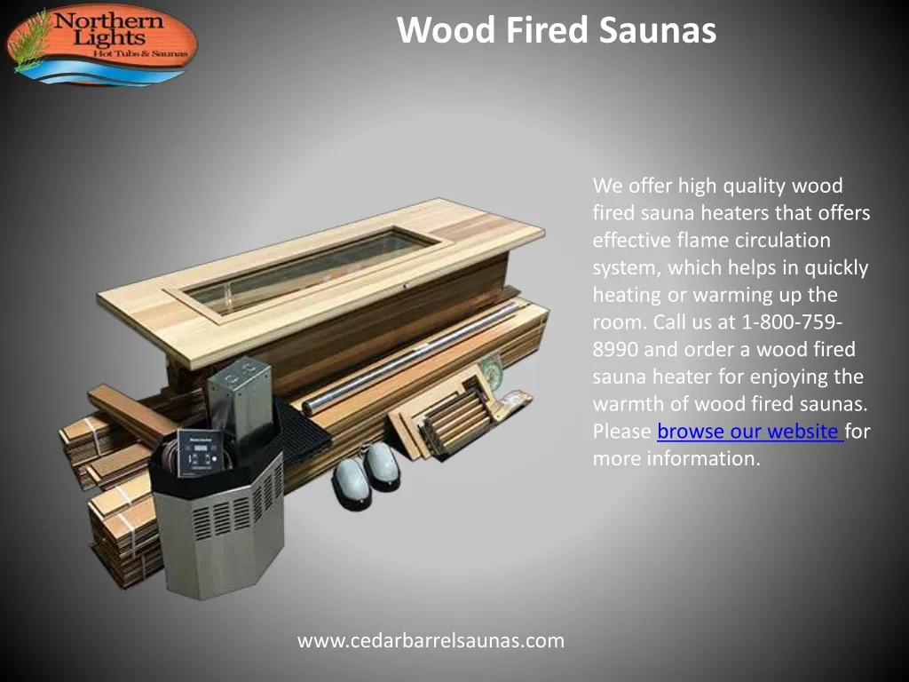 wood fired saunas