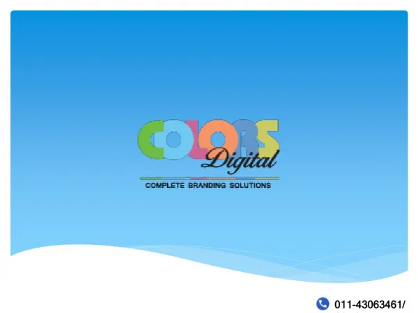Best Social media Marketing Consultant in Delhi, India | Colors digital