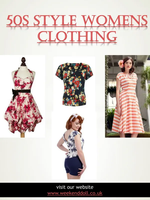 50s Style Womens Clothing | 2036378223 | weekenddoll.co.uk