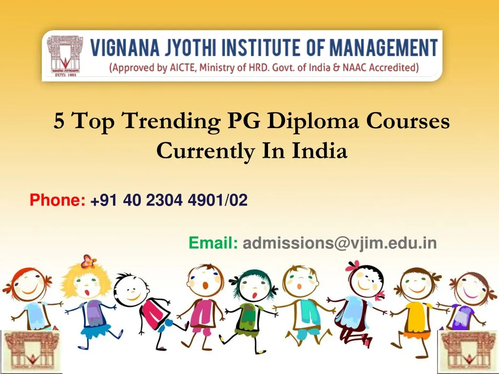 5 top trending pg diploma courses currently
