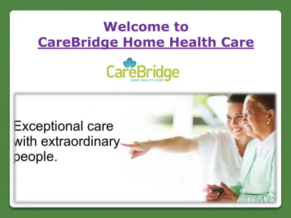 Customized Hourly Care from carebridge.care