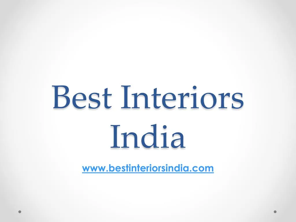 best interiors india