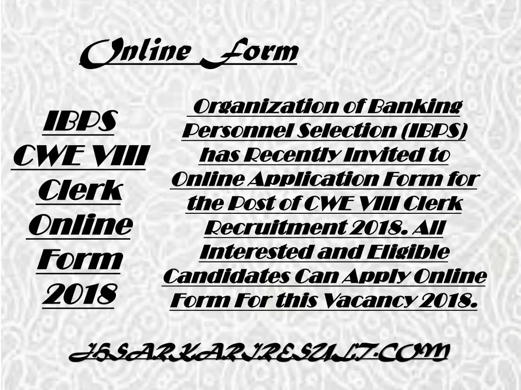 online form