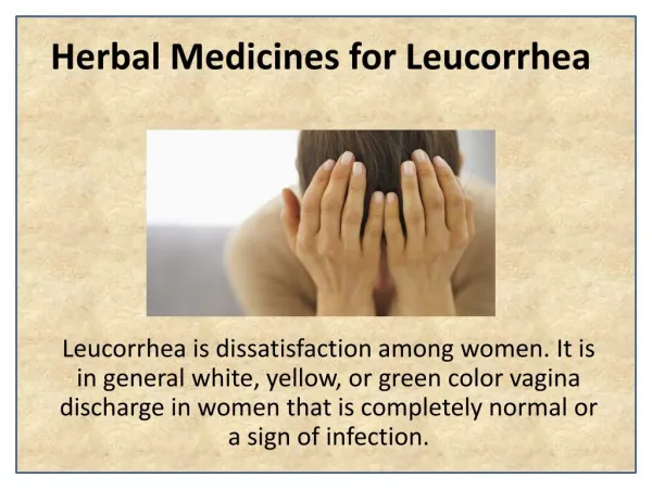 Leucorrhea Treatment, Causes &amp; Symptoms - White Discharge | Doctor Advice