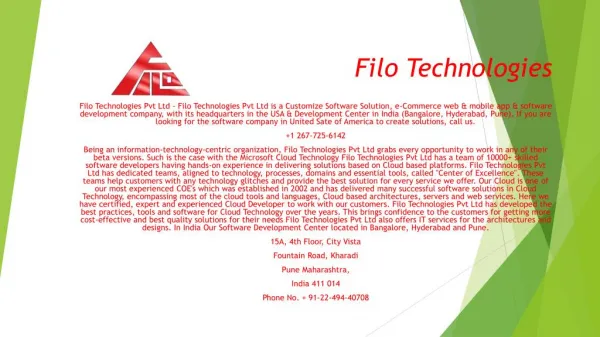 Filo Technologies