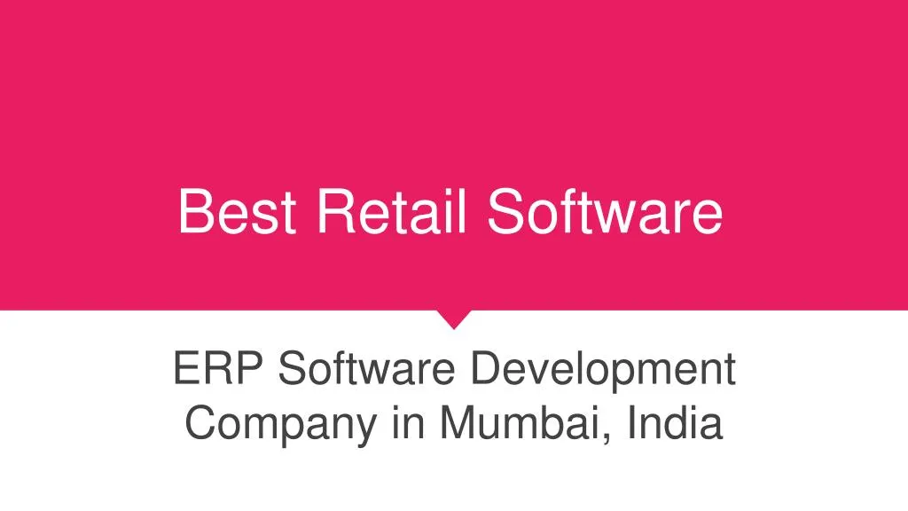best retail software