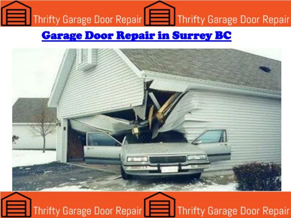 Garage Door Repair in Surrey BC