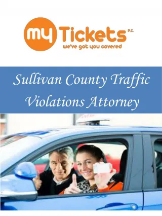Sullivan County Traffic Violations Attorney - slide 1
