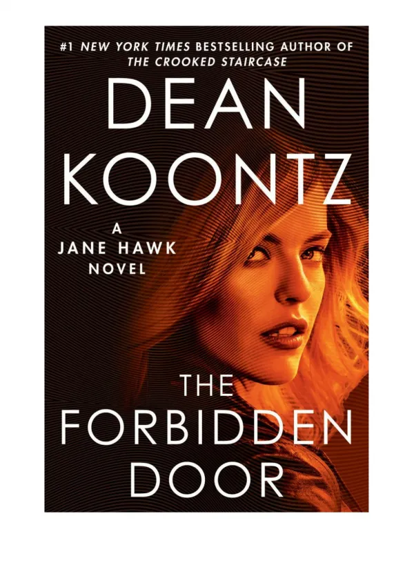 Free Download The Forbidden Door By Dean Koontz