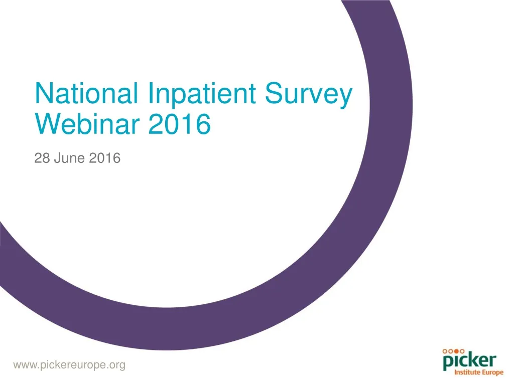 national inpatient survey webinar 2016