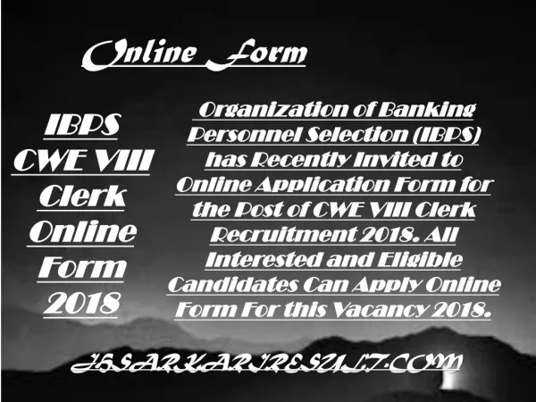 online form