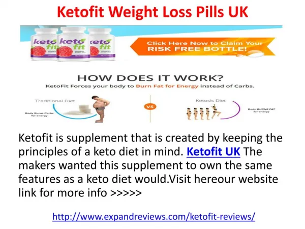 Ketofit UK Reviews Weight Loss Pills Where to Buy ?