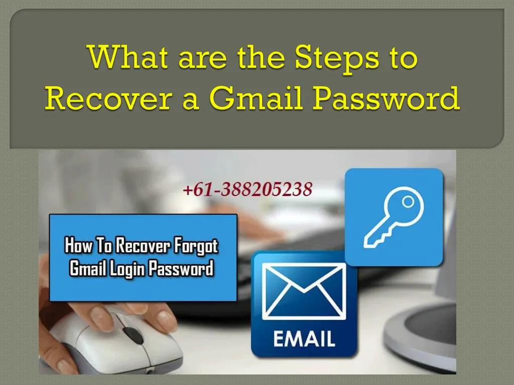 what are the steps to recover a gmail password