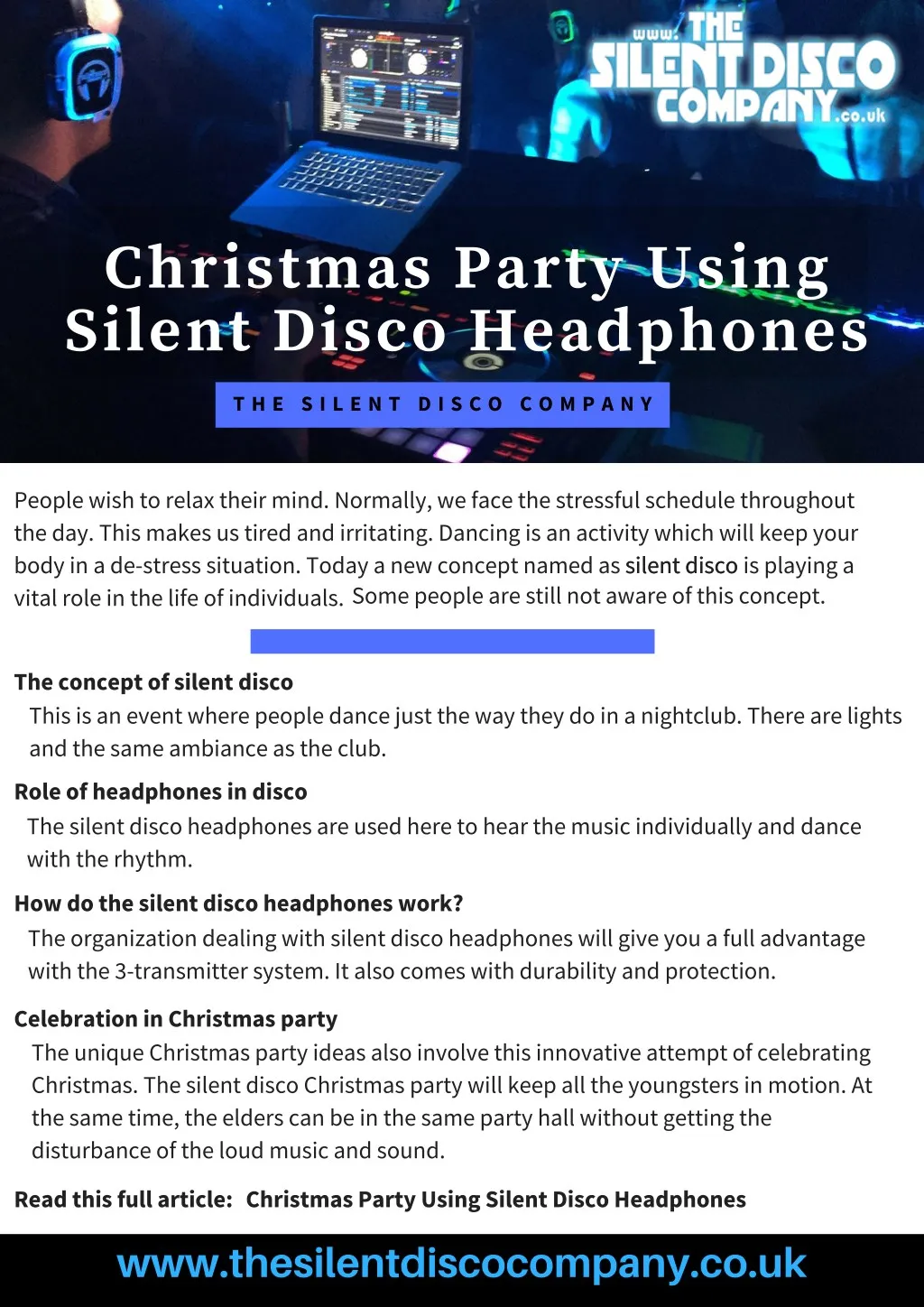 sartorialist christmas party using silent disco