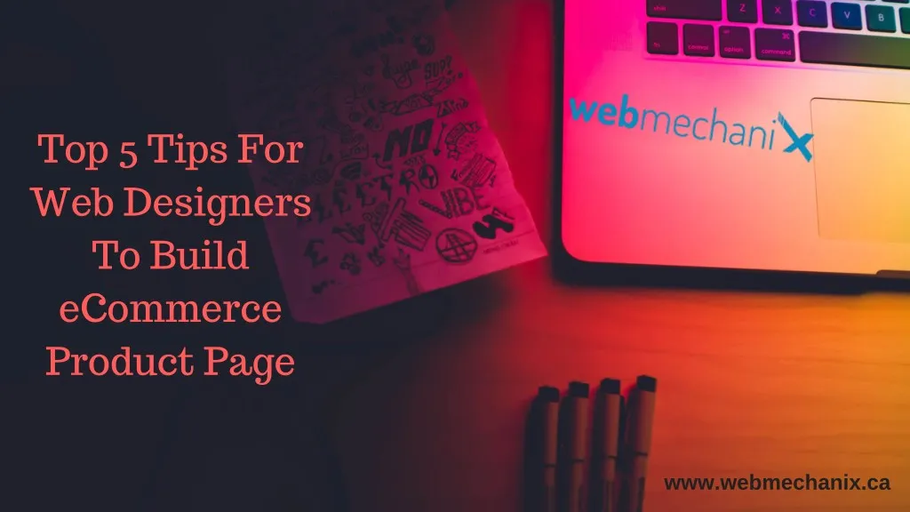 top 5 tips for web designers to build ecommerce