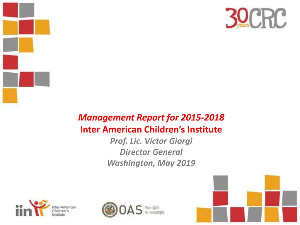 management report for 2015 2018 inter american