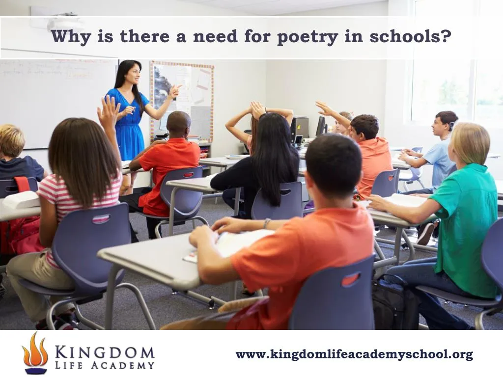 why is there a need for poetry in schools