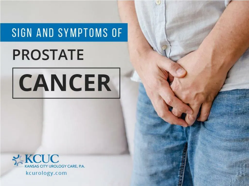 sign and symptoms of prostate cancer