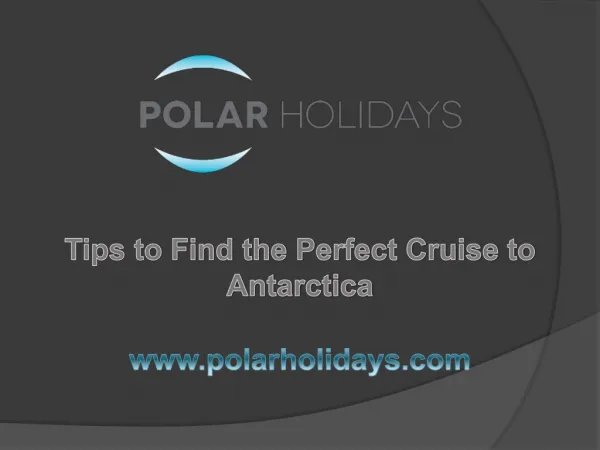 Tips to Find the Perfect Cruise to Antarctica