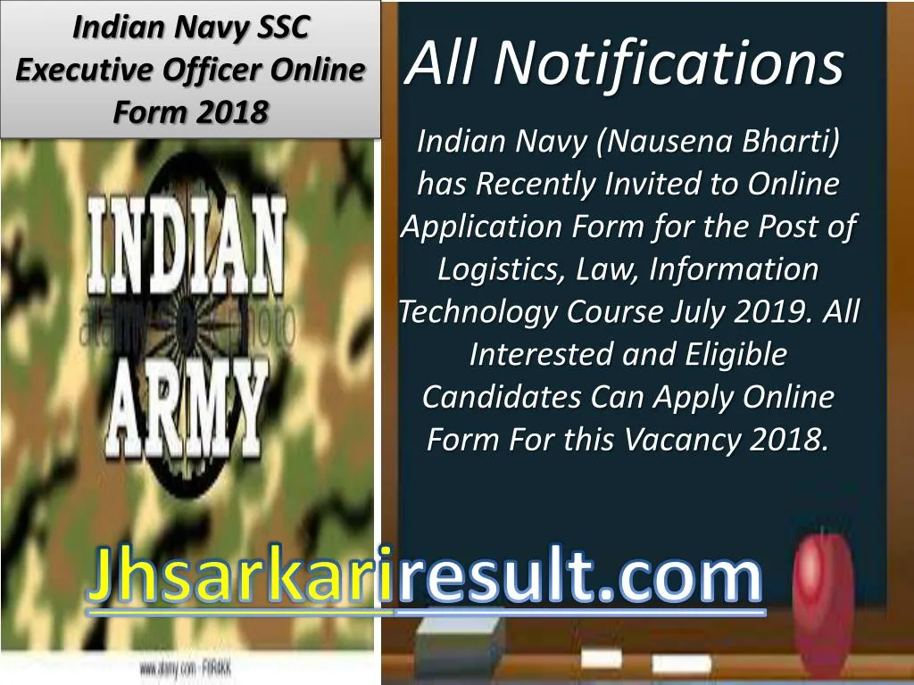 indian navy ssc executive officer online form 2018