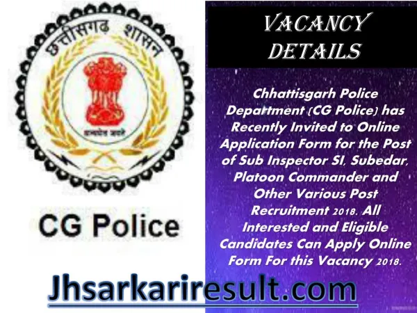 vacancy details