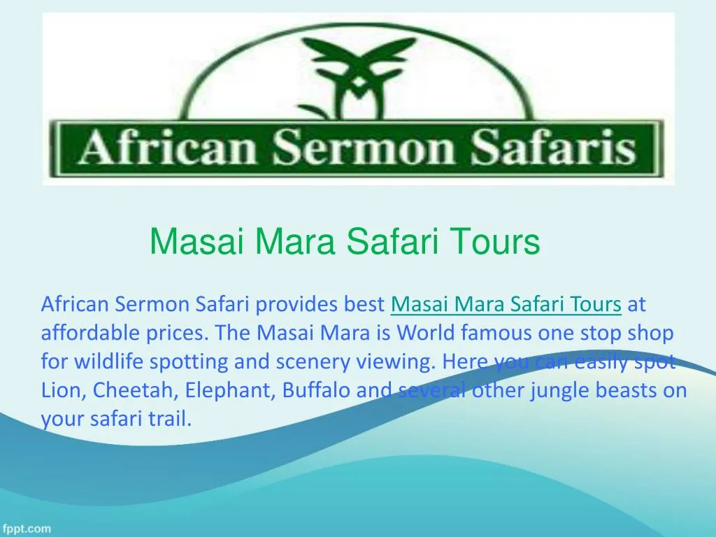 masai mara safari tours