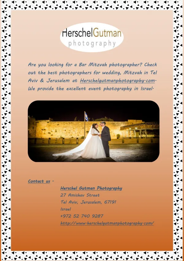 The Best Israel Wedding Photographer