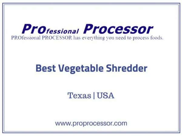 Shop vegetable shredder | Texas,USA