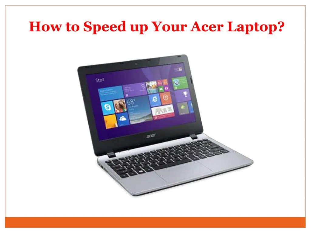 how to speed up your acer laptop