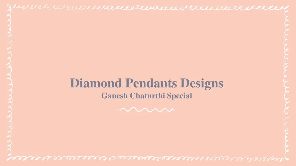 diamond pendants designs ganesh chaturthi special