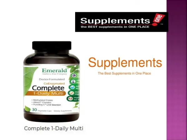 Buy Vitamins and supplements