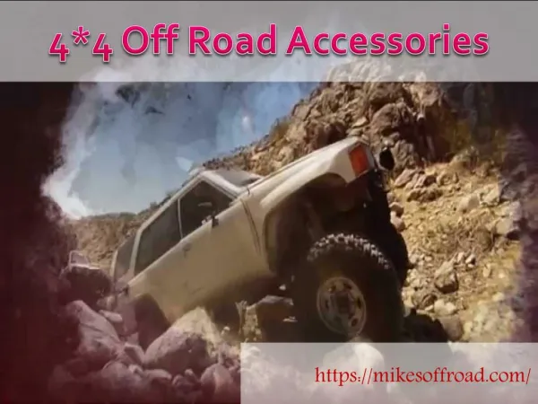 Get the best deals on 4*4 Off Road Accessories at mikesoffroad.com