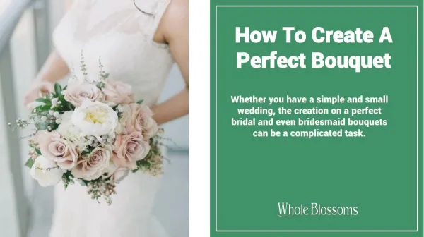 Find the Perfect Bridal Bouquets at the Wholesale Prices