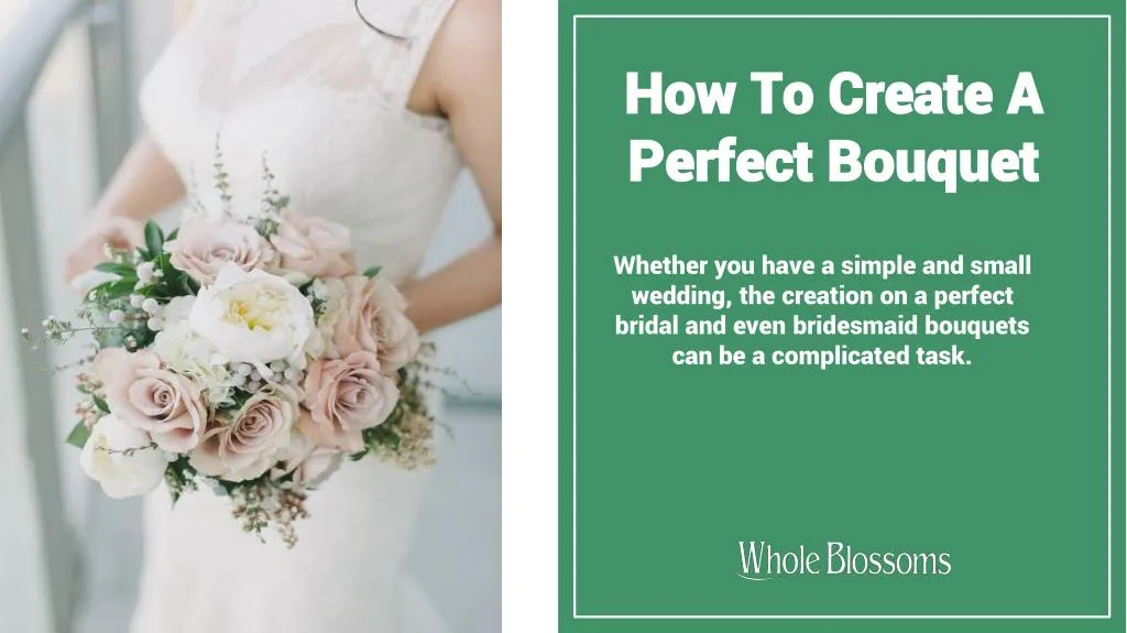 how to create a perfect bouquet