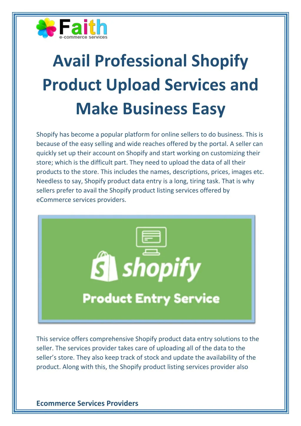avail professional shopify product upload